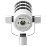 Micrófono Rode PODMIC Dinamic Podcasting (Blanco) 2