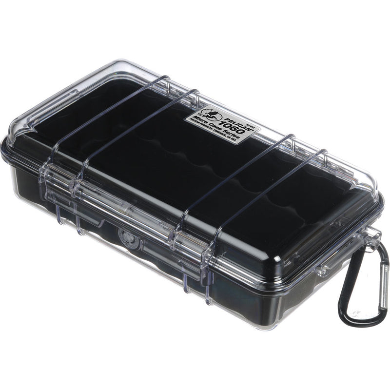 Estuche Pelican 1060 Micro Clear Black