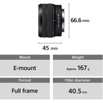 Lente Sony FE 28-60mm f/4-5.6