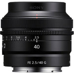 Lente Sony FE 40mm f/2.5 G