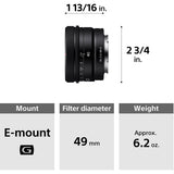 Lente Sony FE 40 mm F2.5 G (SEL40F25G) 8