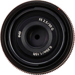 Lente Sony FE 50mm f/2.5 G