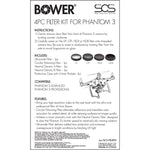 Kit de 4 Filtros Bower Sky Capture Series (UV, CPL, ND4, ND8)