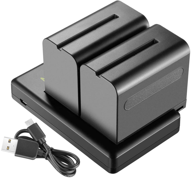 Kit de Cargador Doble y 2 baterías NPF-970 Neewer