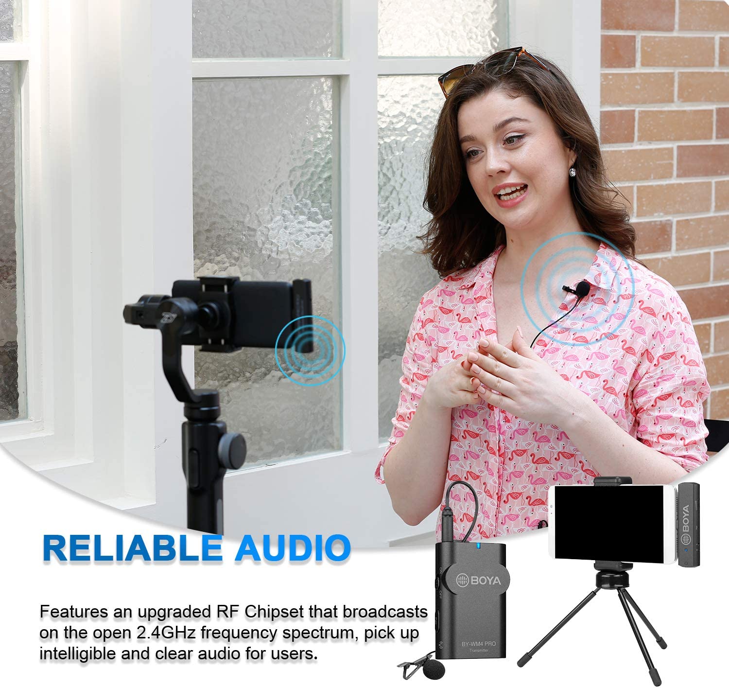 Boya BY-WM4 Pro K5 - sistema de microfono inalambrico para android y  dispositivos tipo c