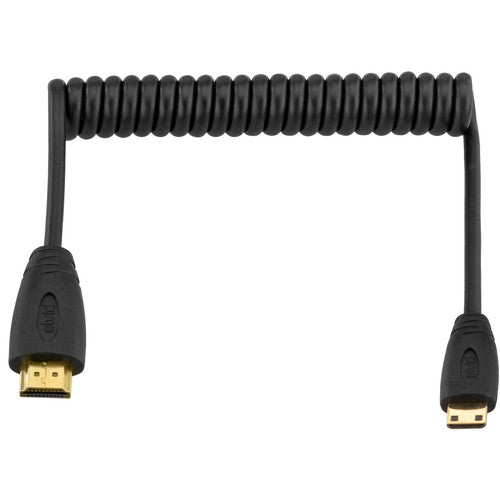 Cable Elvid HDMI a Mini HDMI 4k Espiral de 28 a 91 cms HDMIAC-030-C