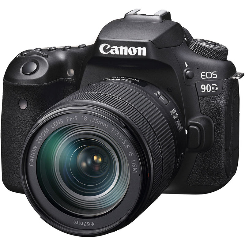 Cámara Canon EOS 90D con Lente 18-135mm IS USM