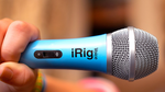 Micrófono Mano IK Multimedia Irig Mic Azul para celular 3.5mm