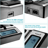 Cargador Dual digital Neewer para NPF 5