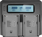 Cargador Dual digital Neewer para NPF 6