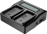 Cargador Dual digital Neewer para NPF 7