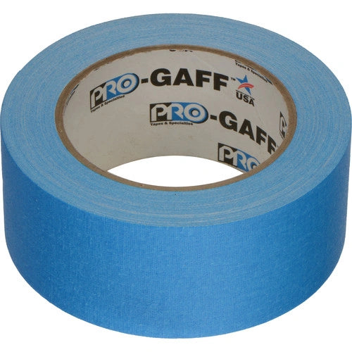 Real cinta americana profesional Gaffer Power, fabricado en Estados Unidos,  color azul fluorescente, cinta americana para trabajos pesados