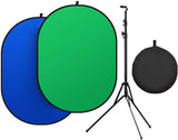 Kit Faithwinning Fondo Chromagreen 2x1.50mts con pedestal 1