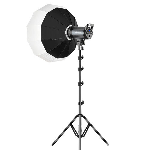 Lámpara Fresnel GVM G100W Bi-Color Led con Softbox Lantern