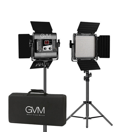 Kit de 2 Lámparas GVM 560AS BICOLOR