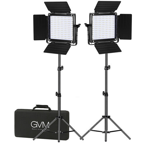 Kit de 2 Lámparas GVM 800D RGB Studio