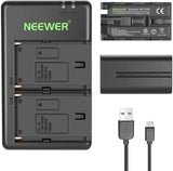 Kit de Cargador Neewer USB  y 2 baterías NP-F550 Neewer 2