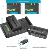 Kit de Cargador Neewer USB  y 2 baterías NP-F550 Neewer 3