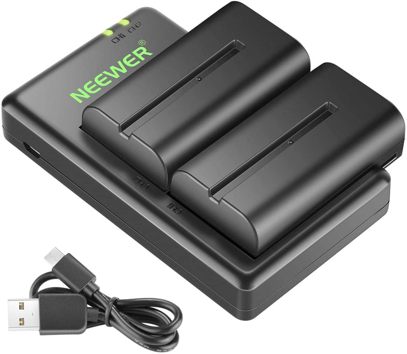 Kit de Cargador Neewer USB  y 2 baterías NP-F550 Neewer