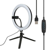 Lámpara Anillo Ouyawi 8" con Mini Tripié, Selfie Stick, Disparador 2