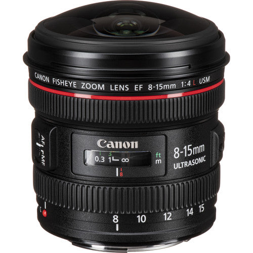 Lente Canon EF 8-15mm f/4L USM Ultra Wide Zoom (Ojo de Pescado) – Videostaff