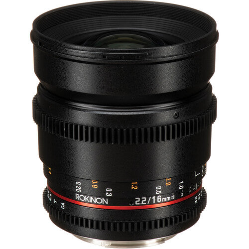 Lente Rokinon 16mm T2.2 Cine DS Lens Montura Canon