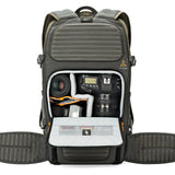 Estuche Lowepro Flipside Trek BP 450 AW Gris y Verde 8
