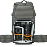 Estuche Lowepro Flipside Trek BP 350 AW Gris y Verde