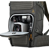 Estuche Lowepro Flipside Trek BP 350 AW Gris y Verde 5
