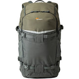 Estuche Lowepro Flipside Trek BP 450 AW Gris y Verde 1