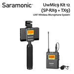 Micrófono Lavalier Inalámbrico Saramonic UwMic9 Kit12 para Smartphone