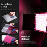 Kit de 8 Filtros de color Neewer para Lámpara Led 660 3