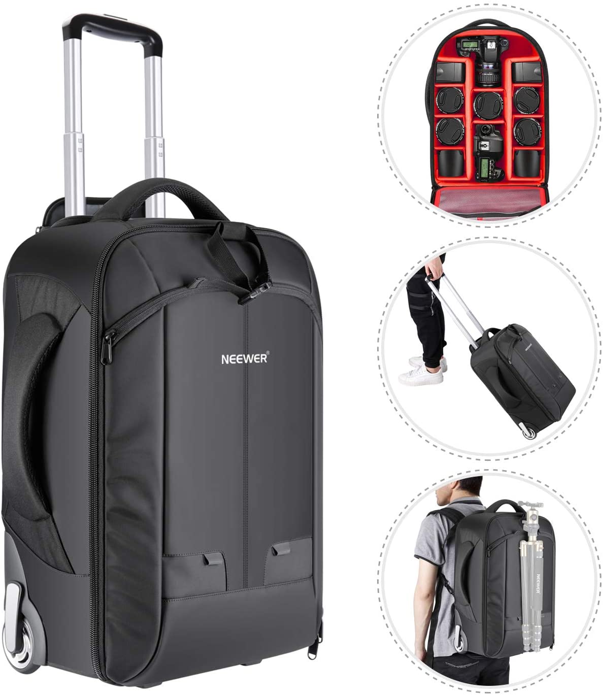 Mochila con Ruedas Neewer Convertible