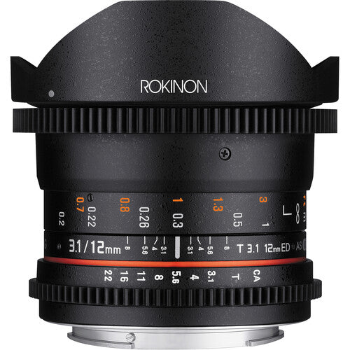 Lente Rokinon 12mm T3.1 Cine DS Lens Montura Sony E