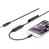 Cable Convertidor Saramonic LC-C35 3.5mm a Lightning para iOS 2