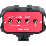 Adaptador de Audio Saramonic SR-AX100 3.5mm a XLR para DSLR