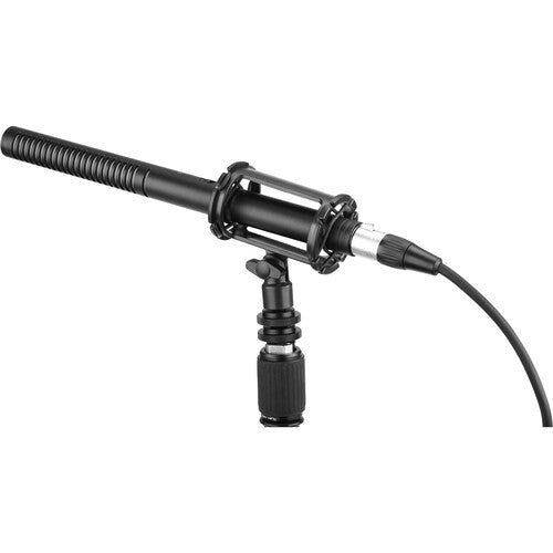 BOYA Micrófono XLR, micrófono de escopeta BY-BM6060 con micrófono de  parabrisas de montaje de choque para cámara DSLR condensador externo  micrófonos