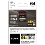 Tarjeta Sony SDXC de 64GB 94MB/s