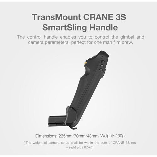 Brazo Zhiyun-Tech TransMount SmartSling Handle for CRANE 3S/3S-E