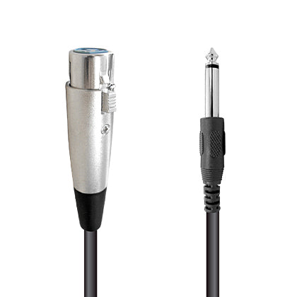 Cable XLR Hembra a Plug Macho Mitzu 6.3m 11-6160