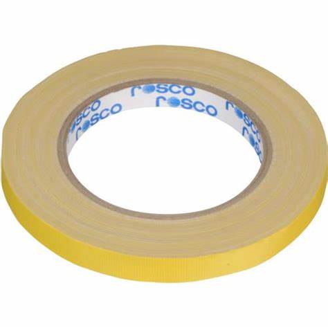 Cinta Gaffer Rosco Tape Amarillo 1/2" X 81 yds.