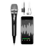 Micrófono Mano IK Multimedia Irig Mic Azul para celular 3.5mm