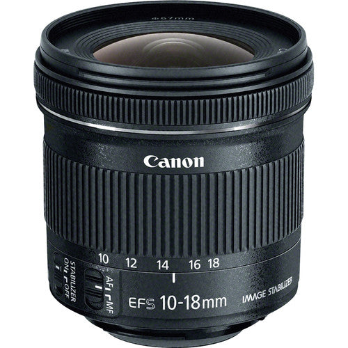 Lente Canon EF-S 10-18mm F4.5-5.6 IS STM