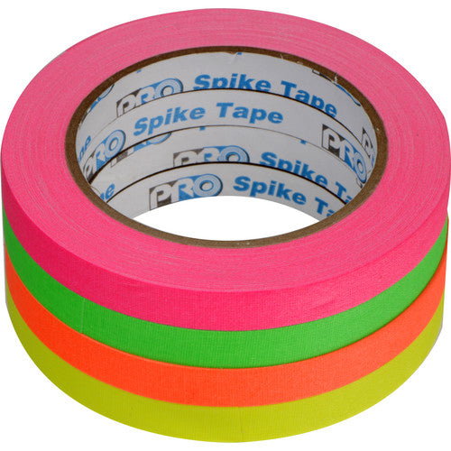 Kit de 4 Cintas ProTapes 1/2"x 20 yds (Rosa, Amarillo, Verde, Naranja )